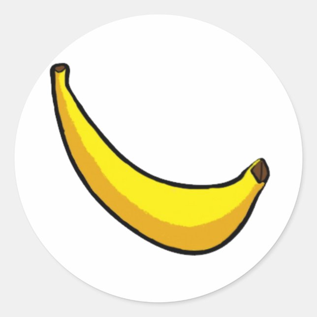 Sticker Rond Bananes (Devant)