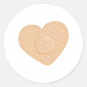 Sticker Rond Bandage cardiaque