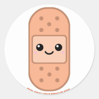 Sticker Rond Bandage de Medi Pals
