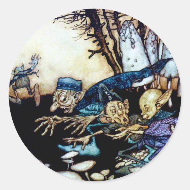 Sticker Rond Bande des ouvriers (Devant)