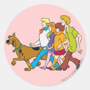 Sticker Rond Bande entière 18 Mystery Inc