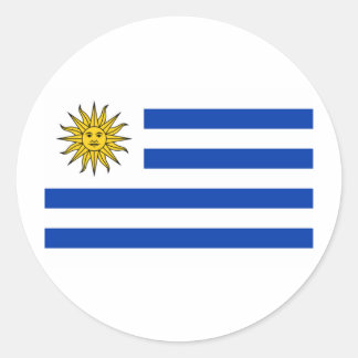Sticker Rond Bandera Uruguay