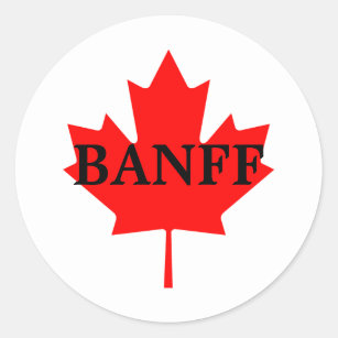 Sticker Rond Banff