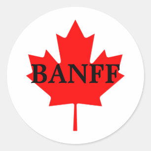 Sticker Rond Banff
