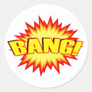Sticker Rond Bang !