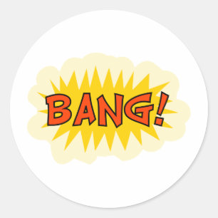 Sticker Rond Bang