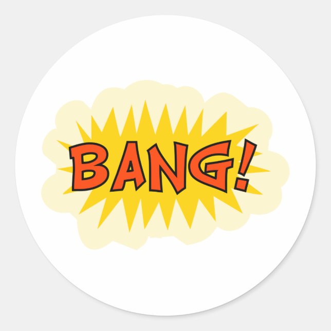 Sticker Rond Bang (Devant)