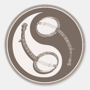 Sticker Rond Banjo Yang