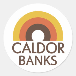 Sticker Rond Banques de Caldor