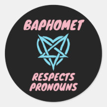 Baphomet respecte Pronouns Transgenre