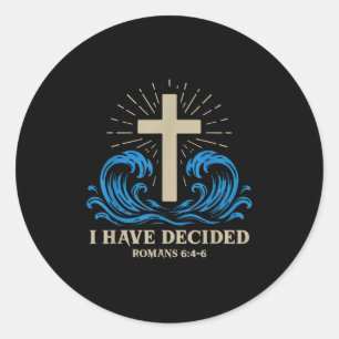 Sticker Rond Baptême Pour Adultes Femmes Hommes Garçons Filles