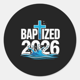 Sticker Rond Baptisé 2026
