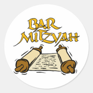 Sticker Rond Bar Mitzvah