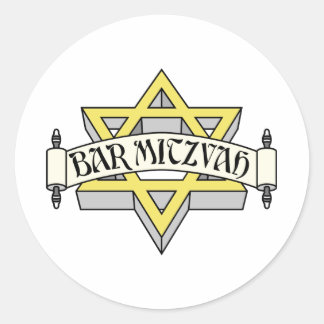 Sticker Rond Bar Mitzvah