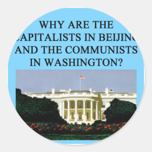 Sticker Rond barack obama socialiste démocratique