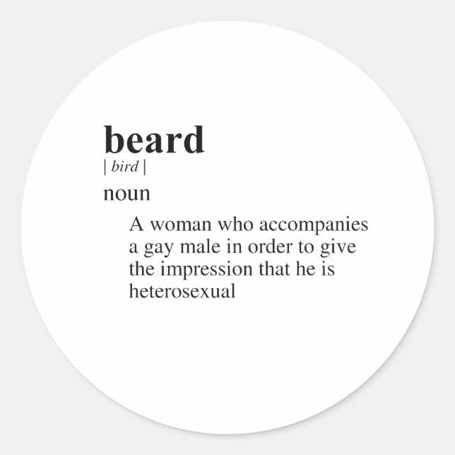 STICKER ROND BARBE (Devant)