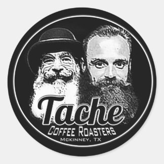 Sticker Rond Barbe double