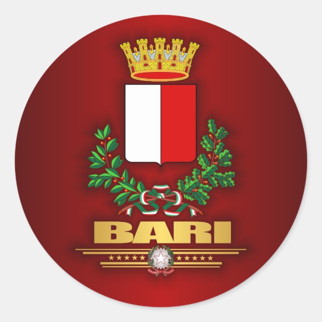 Sticker Rond Bari (Devant)