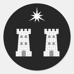 Sticker Rond Barony de l'insigne de populace de Stargate