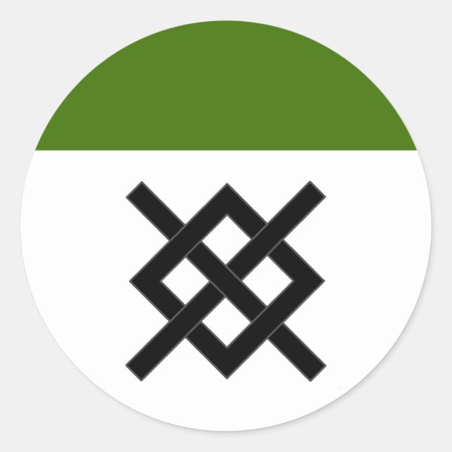 Sticker Rond Barony of Altavia Populace Badge (Devant)