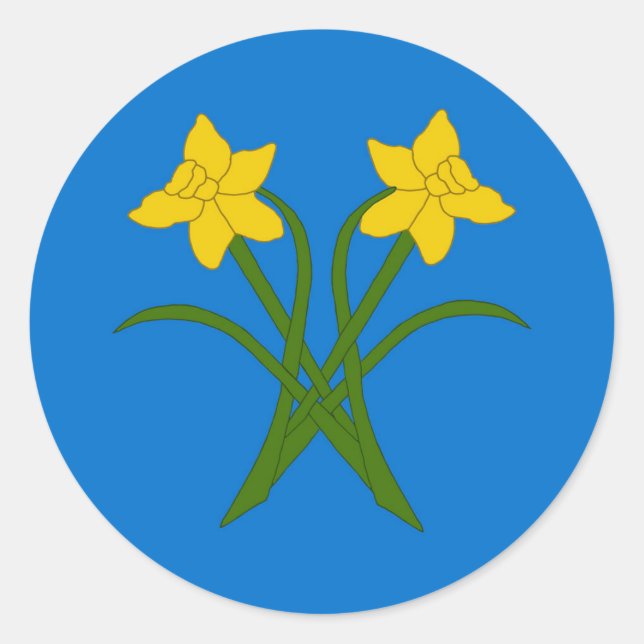 Sticker Rond Barony of Blatha an Oir Populace Badge (Devant)