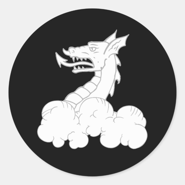 Sticker Rond Barony of Dragon's Mist Populace Badge (Devant)