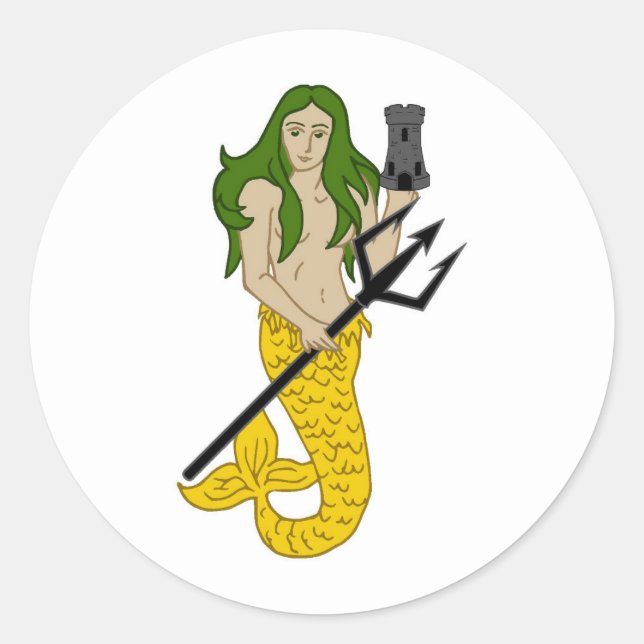 Sticker Rond Barony of Illiton Populace Badge (Devant)