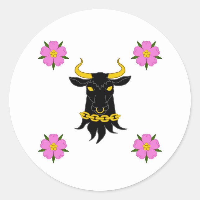Sticker Rond Barony of Montengarde Populace Badge (Devant)