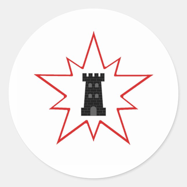 Sticker Rond Barony of Northkeep Populace Badge (Devant)