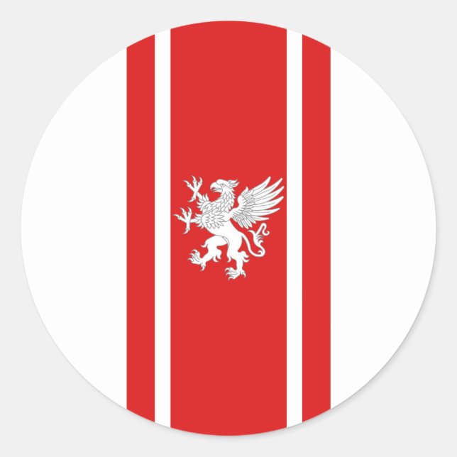 Sticker Rond Barony of Politarchopolis Populace Badge Classic R (Devant)