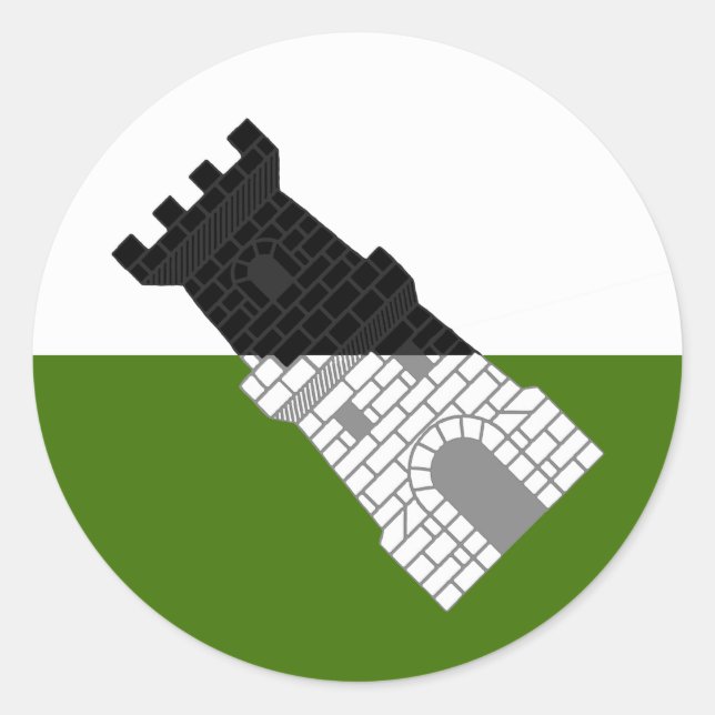 Sticker Rond Barony of Settmour Swamp Insigne de population Cla (Devant)