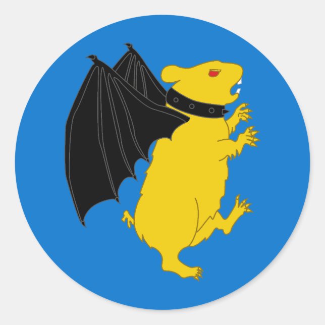 Sticker Rond Barony of Wyewood Populace Badge (Devant)