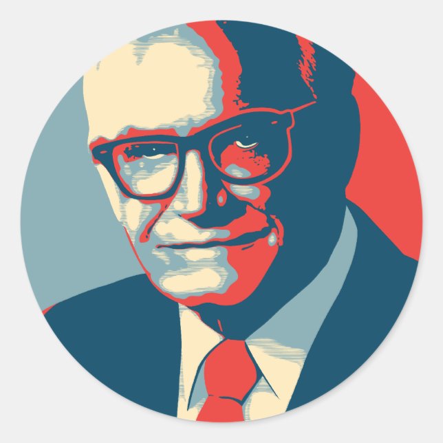 Sticker Rond Barry Goldwater Droite (Devant)