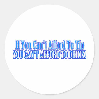 Sticker Rond Bartender dit :