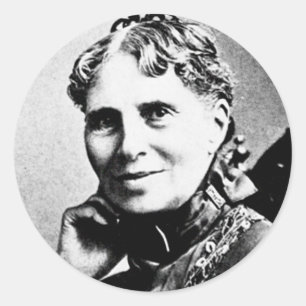 Sticker Rond Barton ~ Clara Fondateur Croix-Rouge américaine