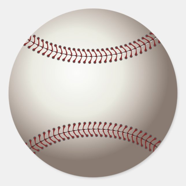 Sticker Rond Baseball (Devant)