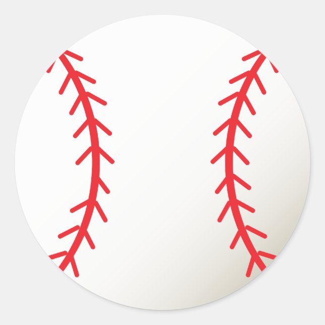 Sticker Rond Baseball (Devant)
