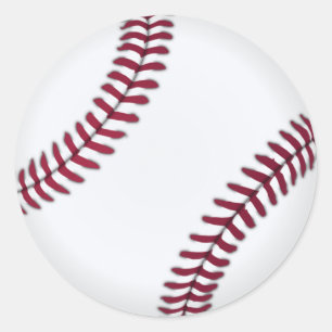 Sticker Rond Baseball