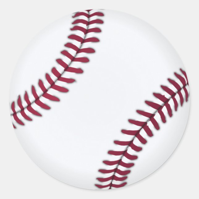 Sticker Rond Baseball (Devant)