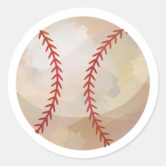 Sticker Rond Baseball (Devant)