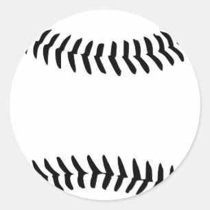 Sticker Rond Baseball