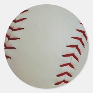Sticker Rond Baseball