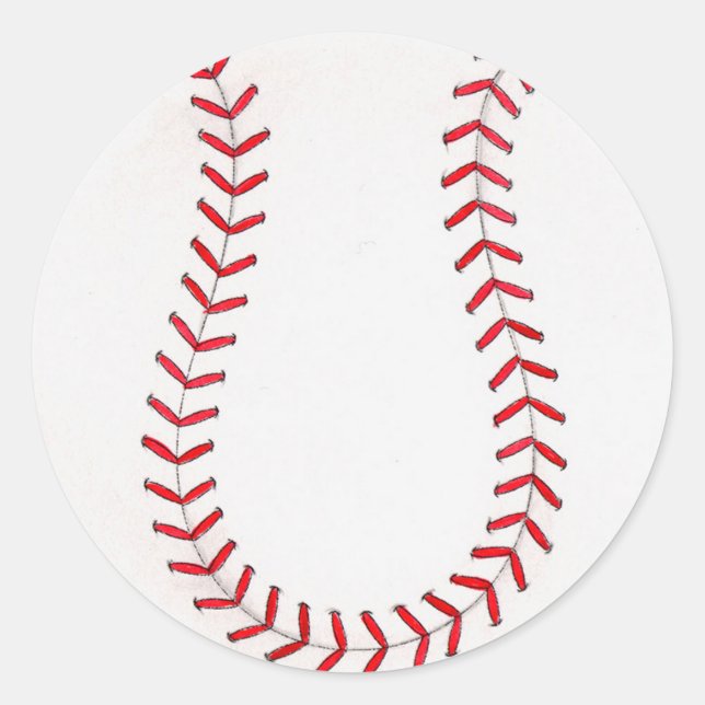 Sticker Rond Baseball (Devant)