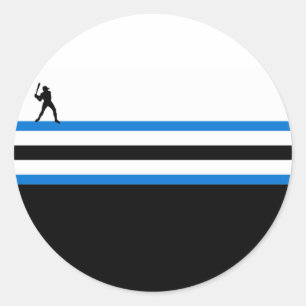 Sticker Rond baseball : airstar :