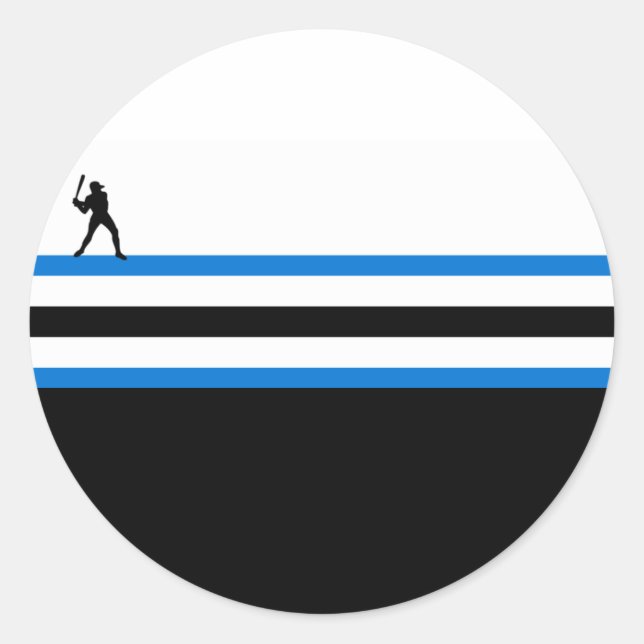 Sticker Rond baseball : airstar : (Devant)