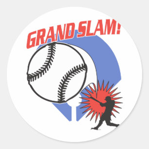 Sticker Rond Baseball du Grand Chelem