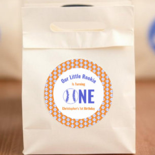 Sticker Rond Baseball Recrue 1er Anniversaire