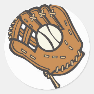 Sticker Rond baseball/softball