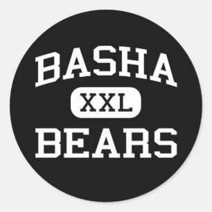 Sticker Rond Basha - ours - lycée - fournisseur Arizona
