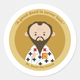Sticker Rond Basile le Grand